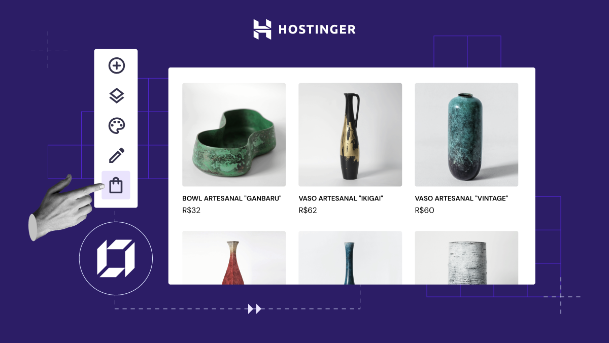 O melhor Criador de Sites da Hostinger é destaque no mercado por ser fácil de usar (imagem: divulgação/Hostinger)
