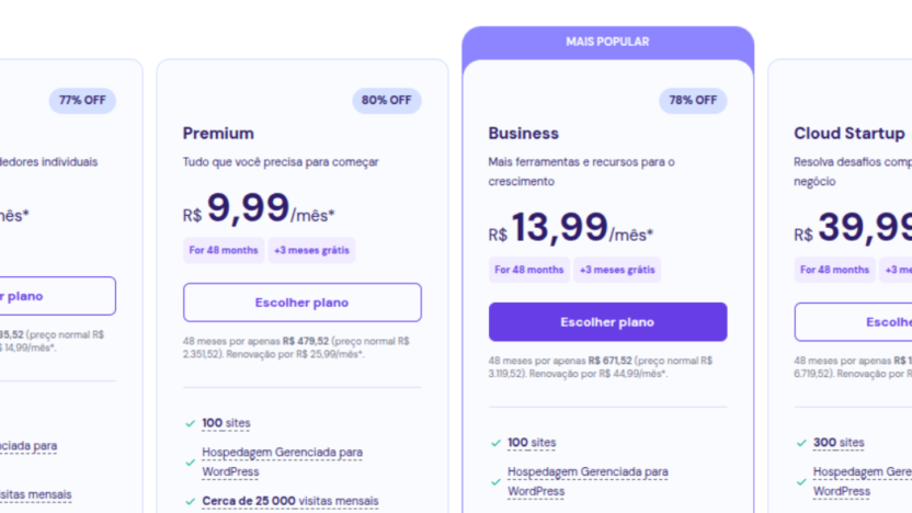 o melhor criador de sites com ia hostinger