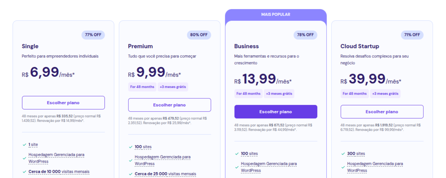 hospedagem web hostinger